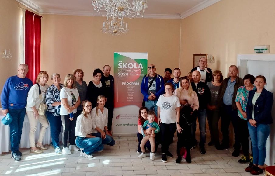 škola transplantovaných september 2024 Bystrinka